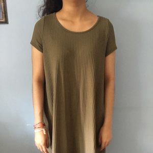 BOOHOO Olive Dress